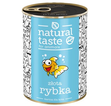 Natural Taste Puszka Kot Złota Rybka 400g