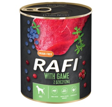 Rafi Puszka dla Psa Dziczyzna 800g