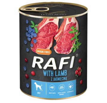 Rafi Puszka dla Psa Jagnięcina 800g