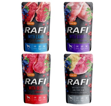 RAFI SASZETKA DLA PSA MIX SMAKÓW 12X500G